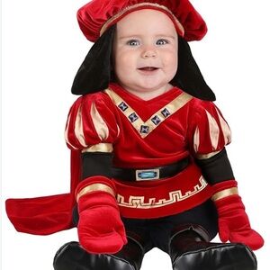 Lord Farquaad/Red and Black Kids Renaissance Costume